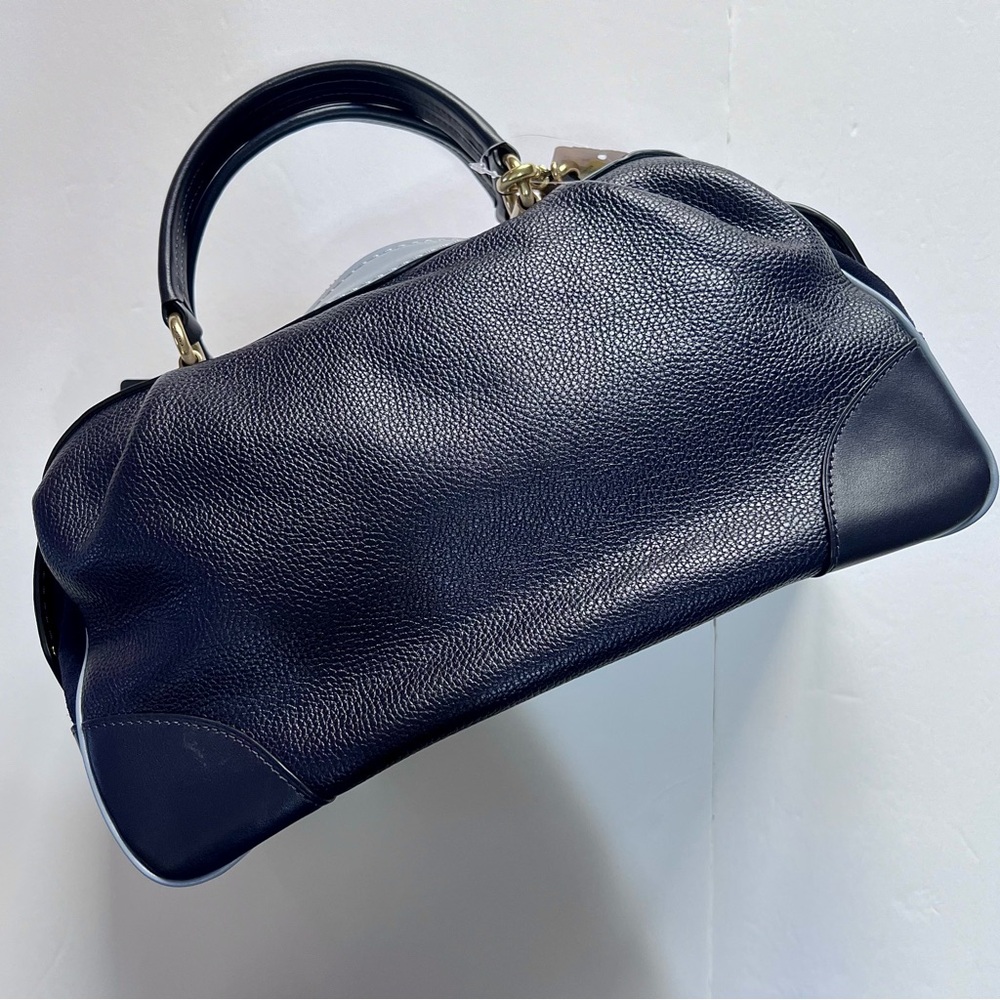 NWT Coach Lane Hues of Blues Colorblock Satchel MSRP$395 SOLD OUT ONLINE - Picture 10 of 16